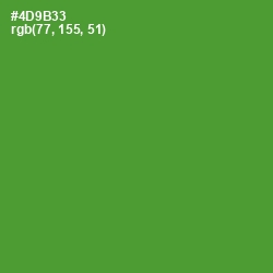 #4D9B33 - Apple Color Image