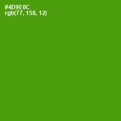 #4D9E0C - Vida Loca Color Image