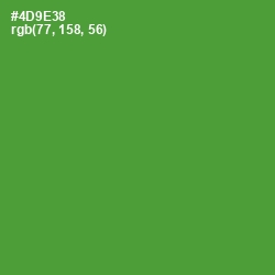 #4D9E38 - Apple Color Image