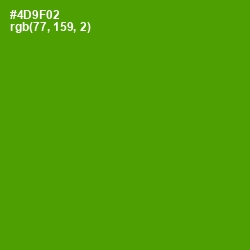 #4D9F02 - Vida Loca Color Image