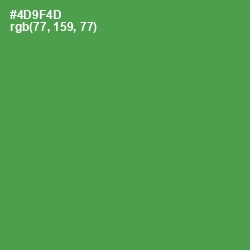 #4D9F4D - Fruit Salad Color Image