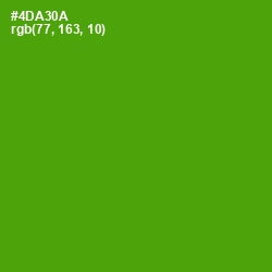 #4DA30A - Vida Loca Color Image