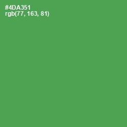 #4DA351 - Fruit Salad Color Image