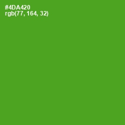 #4DA420 - Apple Color Image