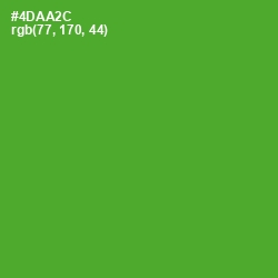 #4DAA2C - Apple Color Image