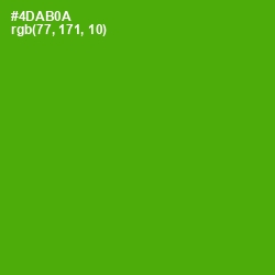 #4DAB0A - Christi Color Image