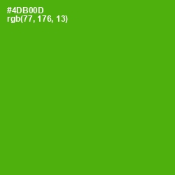 #4DB00D - Christi Color Image