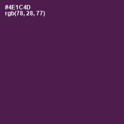 #4E1C4D - Loulou Color Image