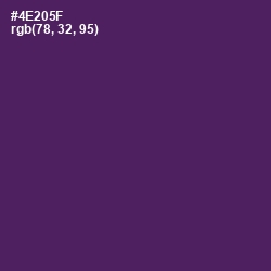#4E205F - Bossanova Color Image