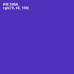 #4E30BA - Daisy Bush Color Image