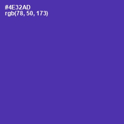 #4E32AD - Daisy Bush Color Image