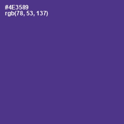 #4E3589 - Gigas Color Image