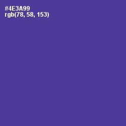 #4E3A99 - Gigas Color Image