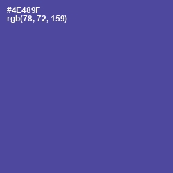 #4E489F - Victoria Color Image