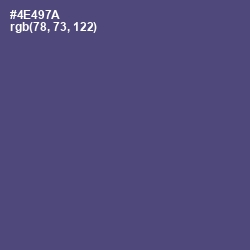 #4E497A - East Bay Color Image