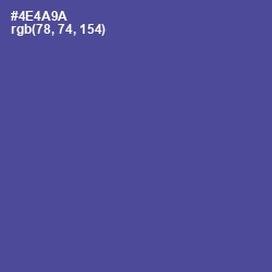 #4E4A9A - Victoria Color Image