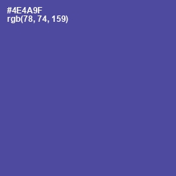 #4E4A9F - Victoria Color Image