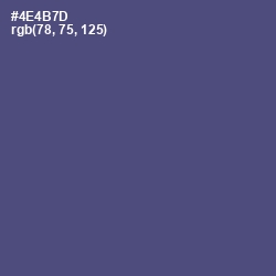#4E4B7D - East Bay Color Image