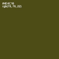 #4E4C16 - Bronzetone Color Image