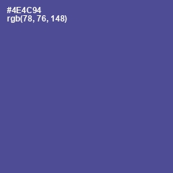 #4E4C94 - Victoria Color Image