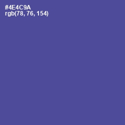 #4E4C9A - Victoria Color Image