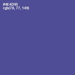 #4E4D95 - Victoria Color Image