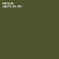 #4E542E - Woodland Color Image