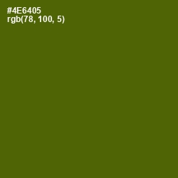 #4E6405 - Green Leaf Color Image