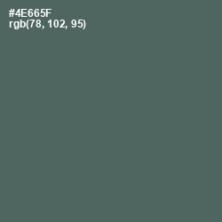 #4E665F - Finlandia Color Image