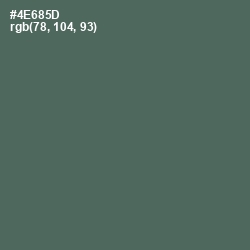 #4E685D - Finlandia Color Image