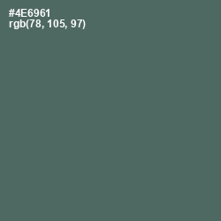#4E6961 - Como Color Image