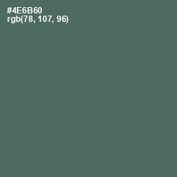 #4E6B60 - Como Color Image