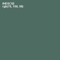 #4E6C62 - Como Color Image