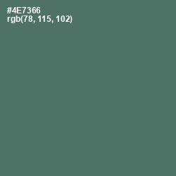 #4E7366 - Como Color Image