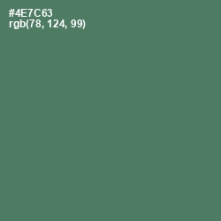 #4E7C63 - Como Color Image