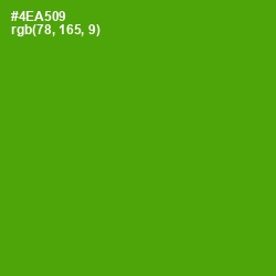 #4EA509 - Christi Color Image