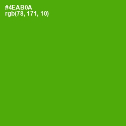 #4EAB0A - Christi Color Image