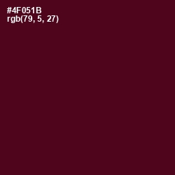 #4F051B - Cab Sav Color Image