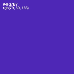 #4F27B7 - Daisy Bush Color Image