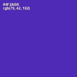 #4F2AB6 - Daisy Bush Color Image