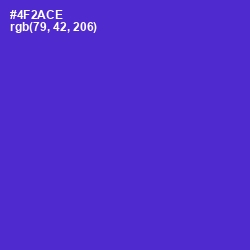 #4F2ACE - Purple Heart Color Image
