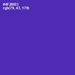 #4F2BB3 - Daisy Bush Color Image