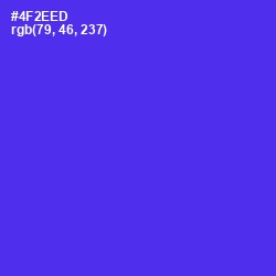 #4F2EED - Purple Heart Color Image