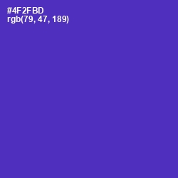 #4F2FBD - Daisy Bush Color Image