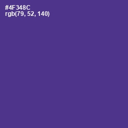 #4F348C - Gigas Color Image