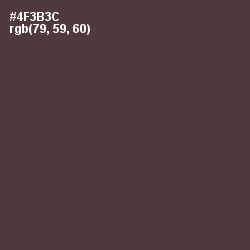 #4F3B3C - Rock Color Image
