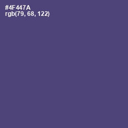 #4F447A - East Bay Color Image