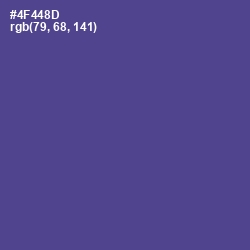 #4F448D - Victoria Color Image