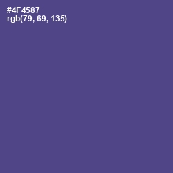 #4F4587 - Victoria Color Image