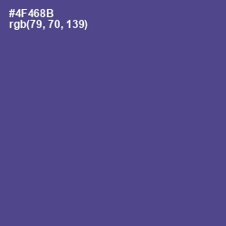 #4F468B - Victoria Color Image